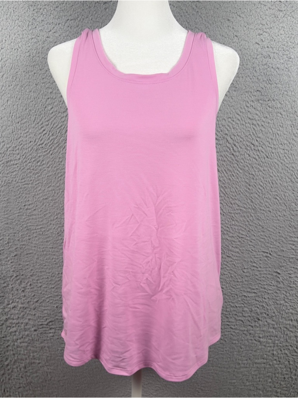 Athleta Move With Ease Tank Top Womens Small Pink Athletic Relaxed Yoga Gym